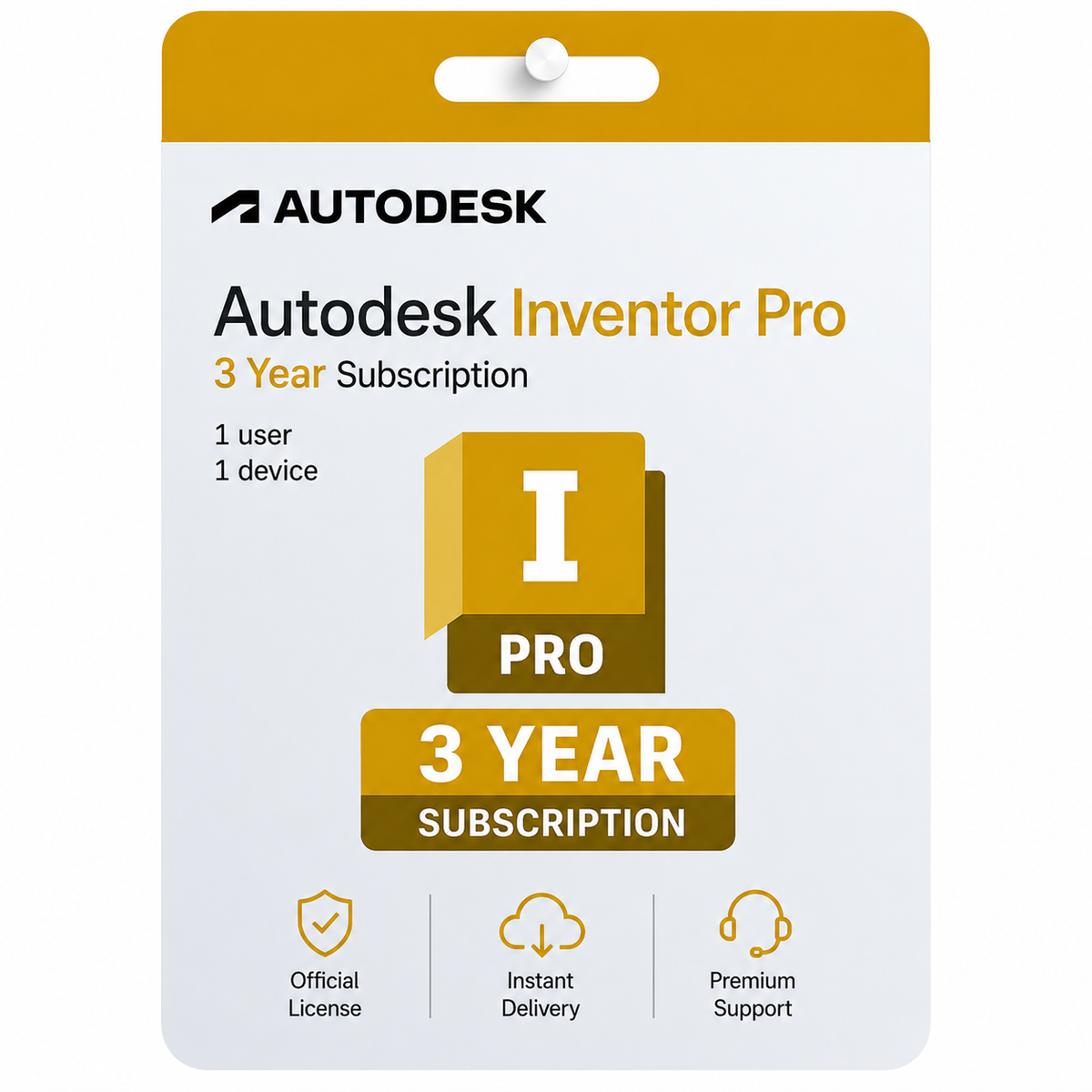 Autodesk Inventor Pro – 3 Year Subscription