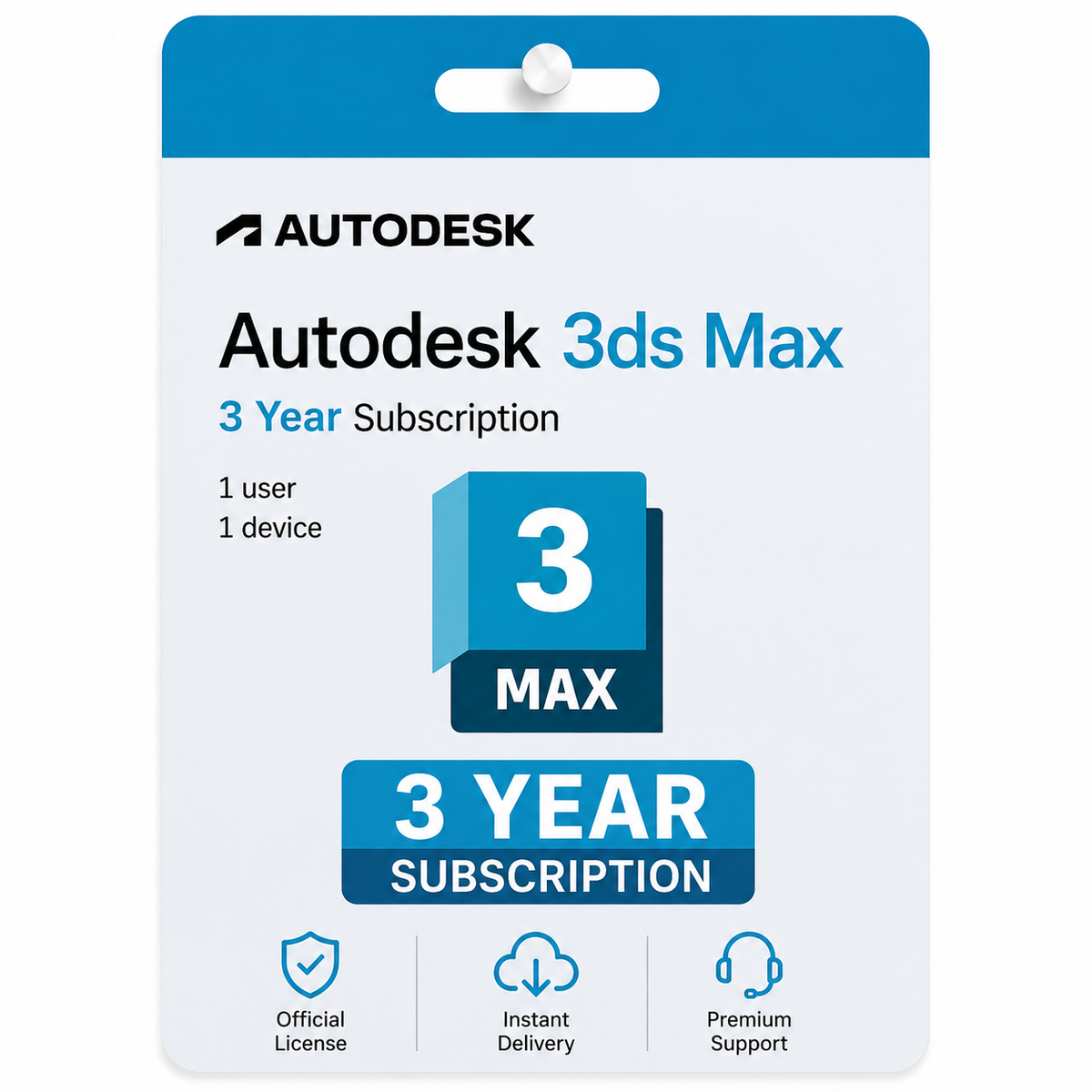 Autodesk 3ds Max – 3 Year Subscription