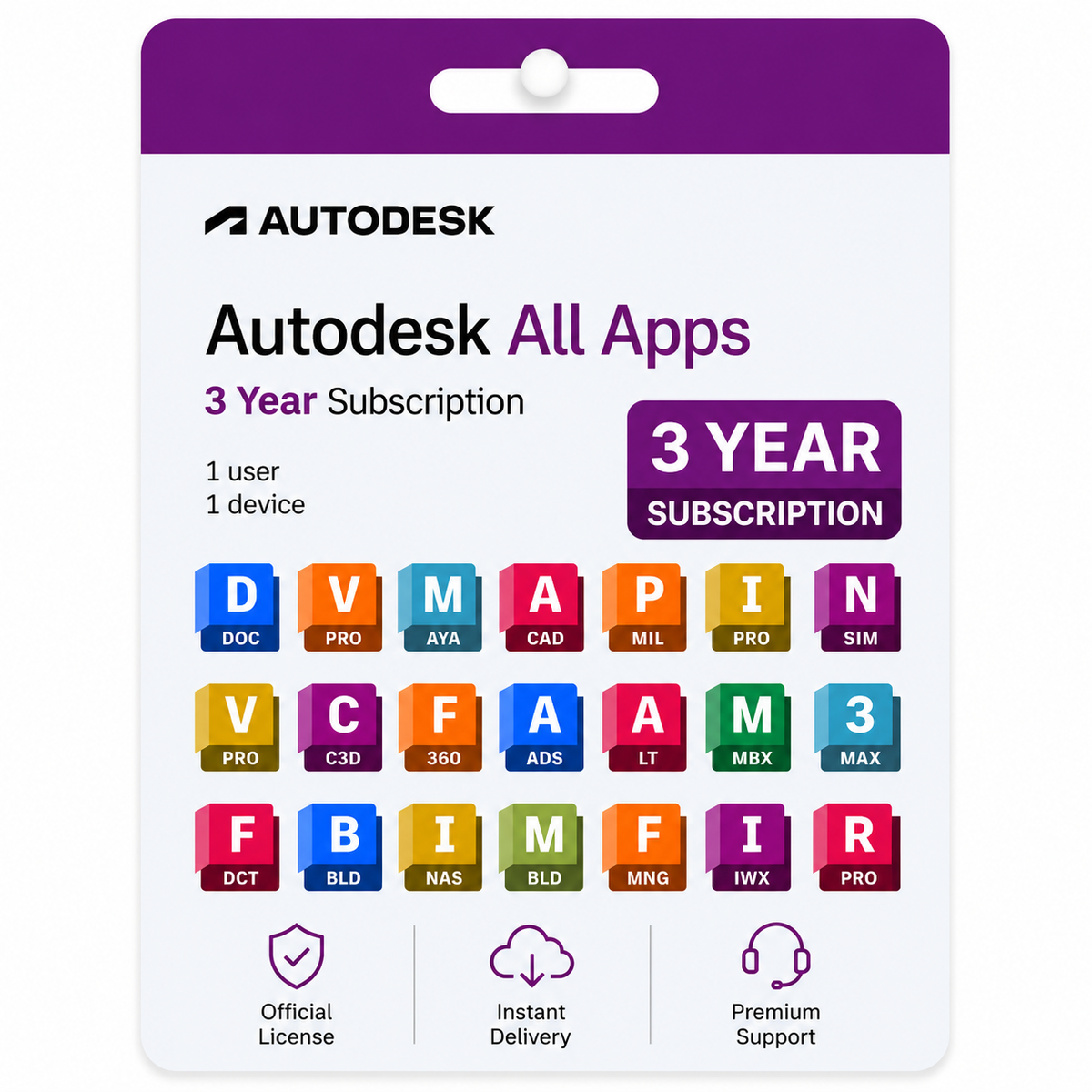 Autodesk All Apps – 3 Year Subscription