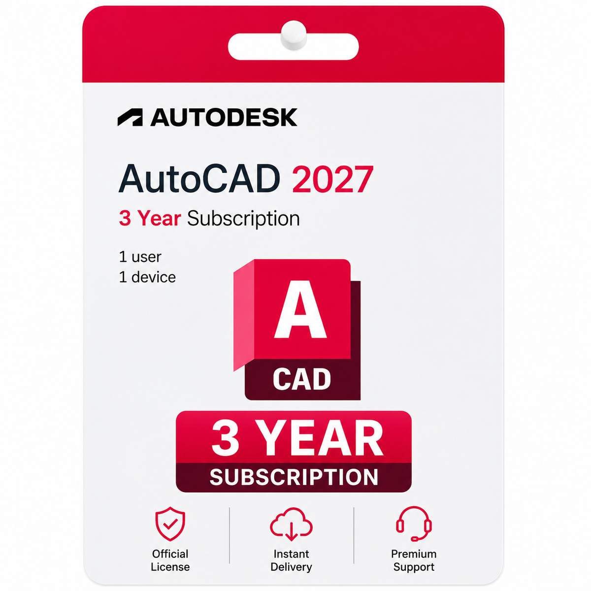 Autodesk AutoCAD 2027 – 3 Year Subscription