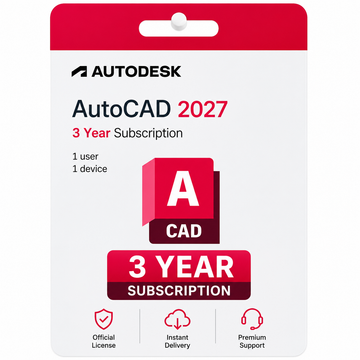 Autodesk AutoCAD 2027 – 3 Year Subscription