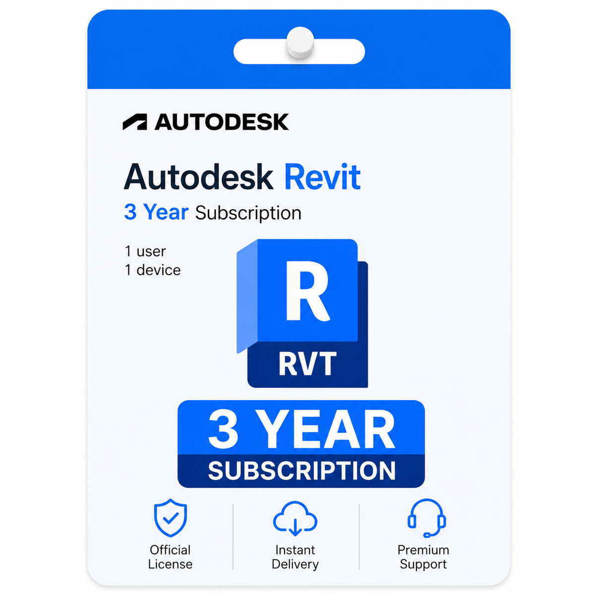 Autodesk Revit – 3 Year Subscription