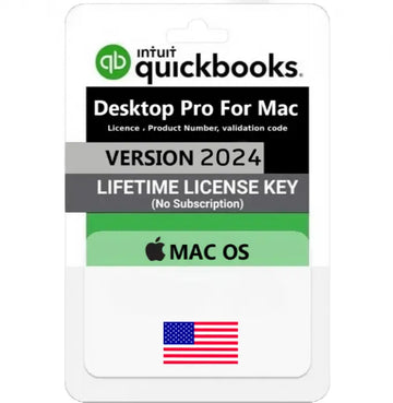QuickBooks Desktop Pro 2024 For mac –3 users – lifetime license - not a Subscription
